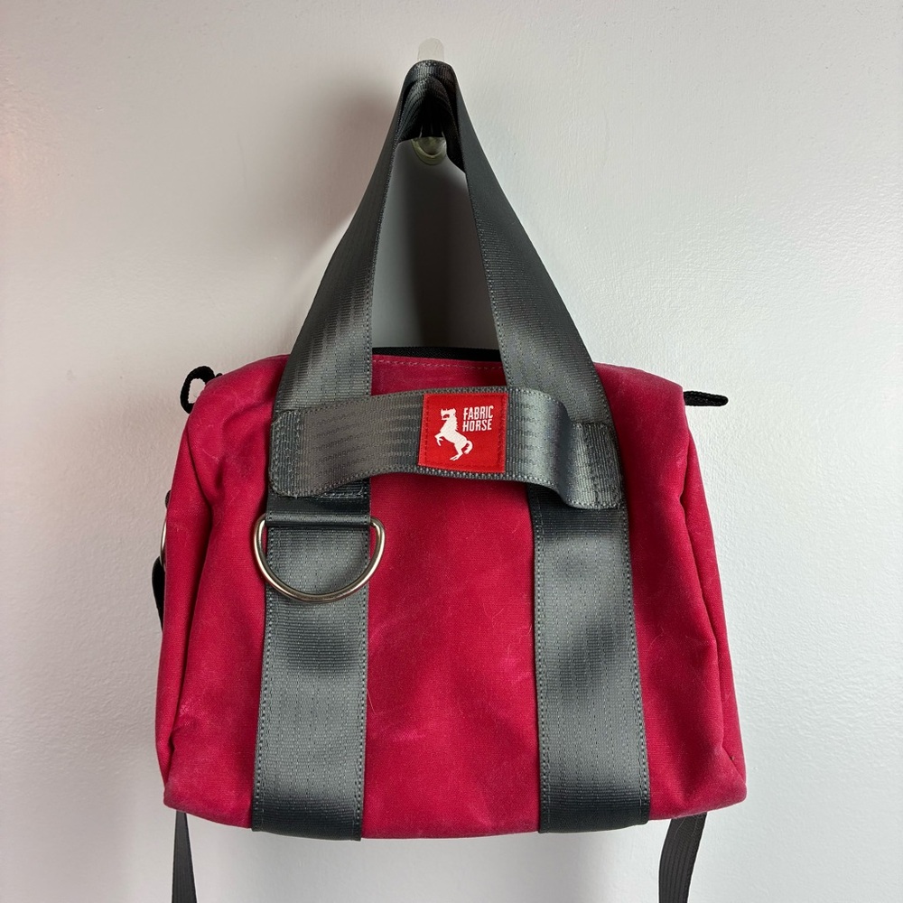 Fabric Horse Red Little Canvas Bag - Picture 6 of 8